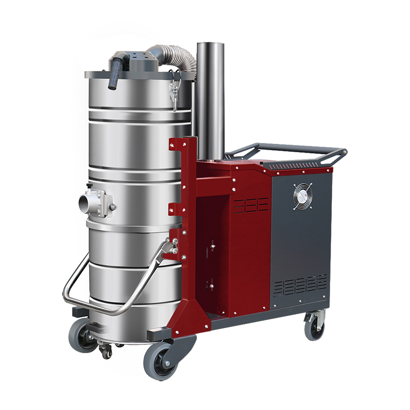 东莞坦洁380V 双桶手动反吹工业吸尘器X8系列